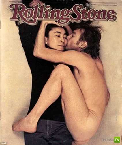 Обнажённые Джон Леннон и Йоко Оно ... (5 фото)