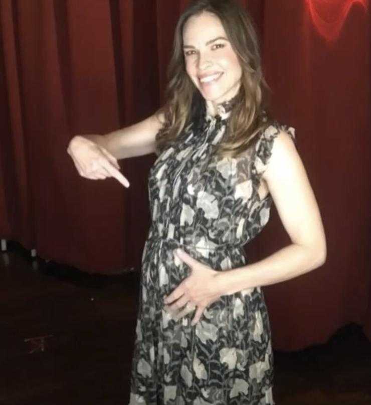 48-летняя Хилари Суонк беременна двойней