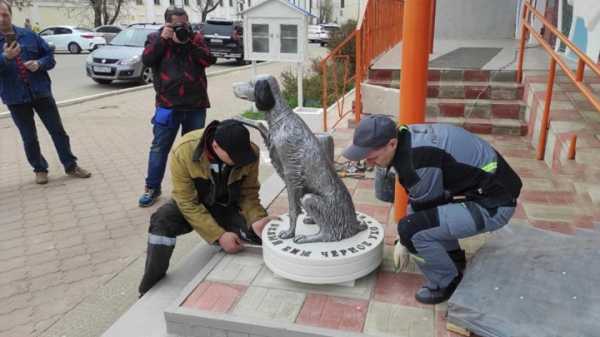 В Калуге открыли памятник знаменитому псу из советского фильма